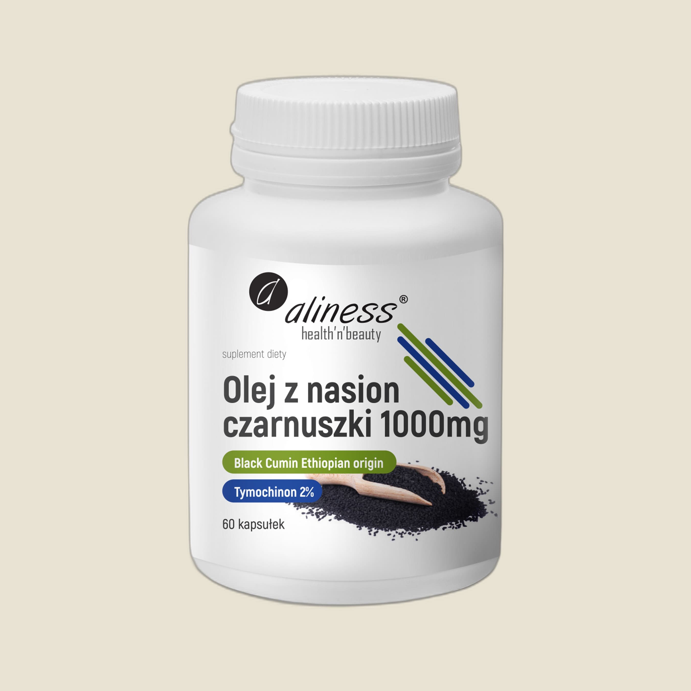 Olej z nasion czarnuszki 2% 1000 mg x 60 caps